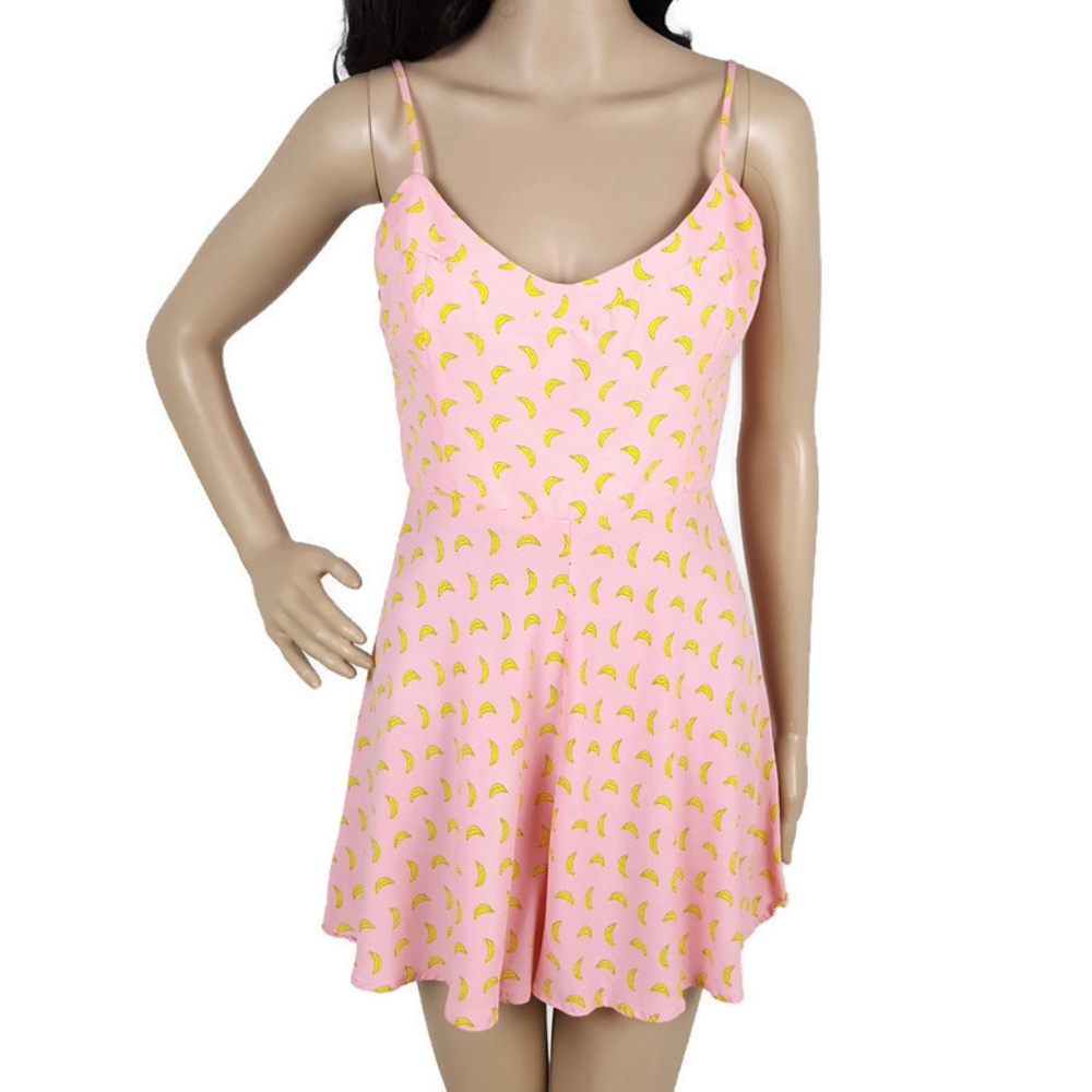 Zara Small Pink Banana Romper